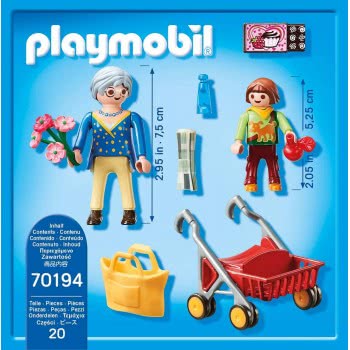 Playmobil Grandma With Rollator 70194 4008789701947