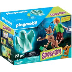 Playmobil Scooby-Doo! Ο Σκούμπι Και Ο Σάγκι Με Ένα Φάντασμα 70287 4008789702876