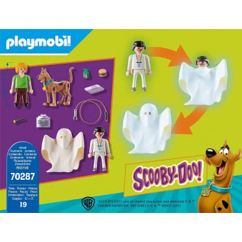 Playmobil Scooby-Doo! Scooby And Shaggy With Ghost 70287 4008789702876