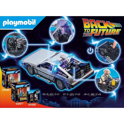 Playmobil Back To The Future Delorean Toy 70317 4008789703170