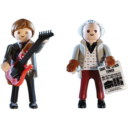 Playmobil Back To The Future Marty Mcfly And Dr. Emmett Brown 70459 4008789704597