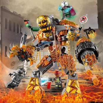 LEGO Marvel Spiderman Η Μάχη Του Μόλτεν Μαν 76128 5702016369700