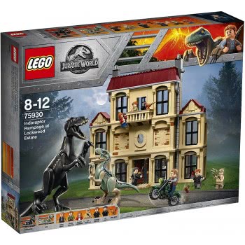 LEGO Jurassic World Φρενίτιδα Ινδοράπτορα Στο Κτήμα Λόκγουντ 75930 5702016110265