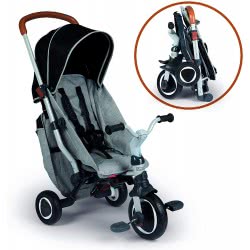 Smoby Τρίκυκλο Ποδηλατάκι Σπαστό Robin Folding Trike, Grey 741300 3032167413000