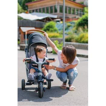 Smoby Τρίκυκλο Ποδηλατάκι Σπαστό Robin Folding Trike, Grey 741300 3032167413000