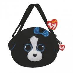 ty Gear Plush Shoulder Bag Dog Tracey Black/White 1607-95108 008421951086
