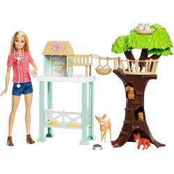 Mattel Barbie National Geographic Διασώστης Άγριας Ζωής Playset FCP78 887961457483
