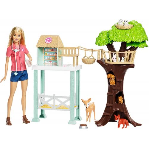 Mattel Barbie National Geographic Διασώστης Άγριας Ζωής Playset FCP78 887961457483