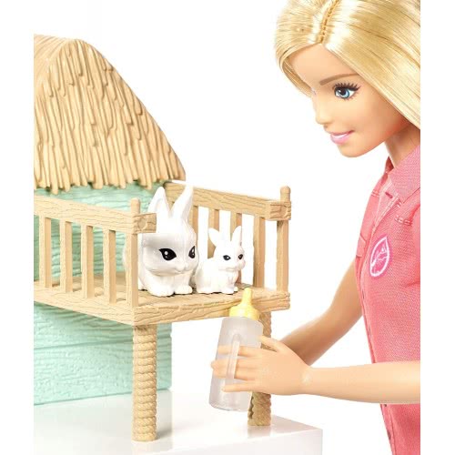 Mattel Barbie National Geographic Animal Doctor Doll With Playset FCP78 887961457483