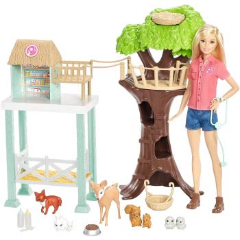 Mattel Barbie National Geographic Διασώστης Άγριας Ζωής Playset FCP78 887961457483