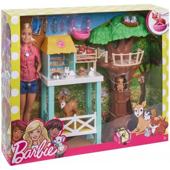 Mattel Barbie National Geographic Animal Doctor Doll With Playset FCP78 887961457483