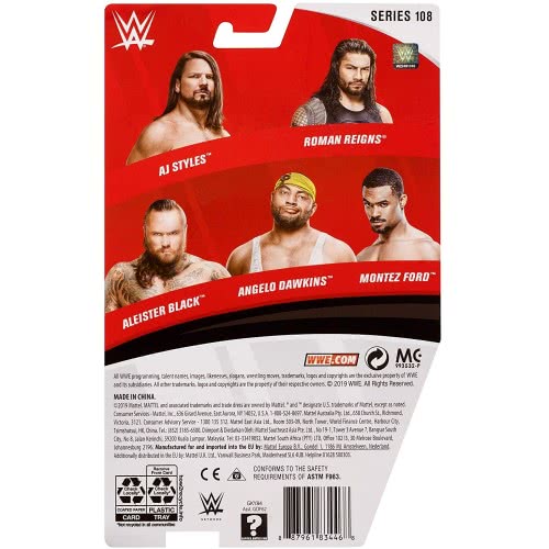 Mattel WWE Angelo Dawkins Σειρά 108 Deluxe Φιγούρα 17Εκ. GDF62 / GKY84 887961834468