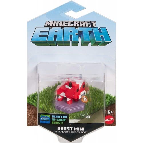 Mattel Minecraft: Earth Boost Minis - Regenerating Mooshroom Φιγούρα Με Τσιπάκι GKT32 / GKT33 887961831603