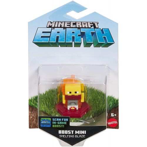 Mattel Minecraft: Earth Boost Minis - Smelting Blaze Φιγούρα Με Τσιπάκι GKT32 / GKT34 887961831573