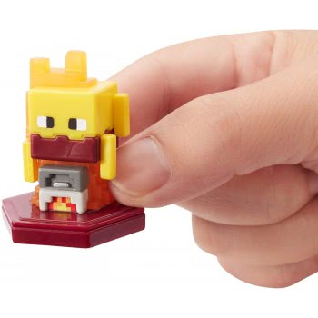 Mattel Minecraft: Earth Boost Minis - Smelting Blaze Figure Pack GKT32 / GKT34 887961831573