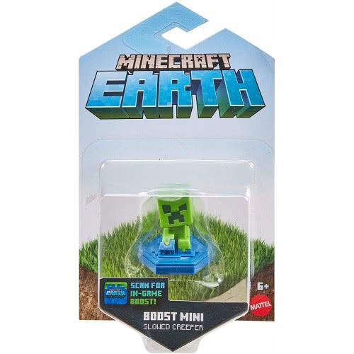 Mattel Minecraft: Earth Boost Minis - Slowed Creeper Φιγούρα Με Τσιπάκι GKT32 / GKT38 887961831634