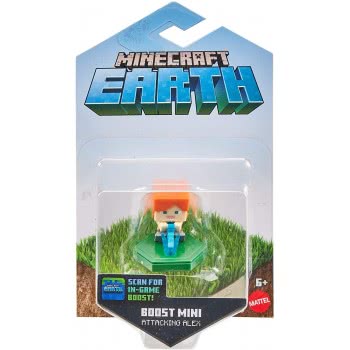 Mattel Minecraft: Earth Boost Minis - Attacking Alex Φιγούρα Με Τσιπάκι GKT32 / GKT37 887961831627