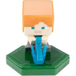 Mattel Minecraft: Earth Boost Minis - Attacking Alex Figure Pack GKT32 / GKT37 887961831627