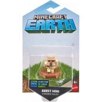Mattel Minecraft: Earth Boost Minis - Enraged Golem Φιγούρα Με Τσιπάκι GKT32 / GKT39 887961831580