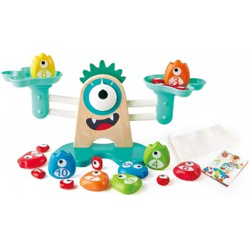 Hape Early Explorer Ξύλινη Ζυγαριά Monster Math Scale E0511 6943478029682