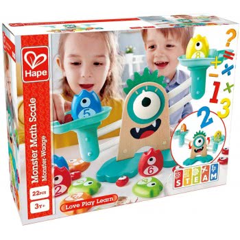 Hape Early Explorer Ξύλινη Ζυγαριά Monster Math Scale E0511 6943478029682