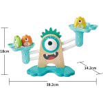 Hape Early Explorer Ξύλινη Ζυγαριά Monster Math Scale E0511 6943478029682
