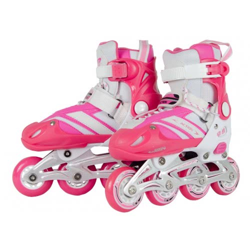 ΑΘΛΟΠΑΙΔΙΑ Roller Inline Skate 29-32 In A Bag Pink Action 002.1086 5221275025818