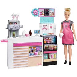Mattel Barbie Coffee Shop Playset GMW03 887961862881