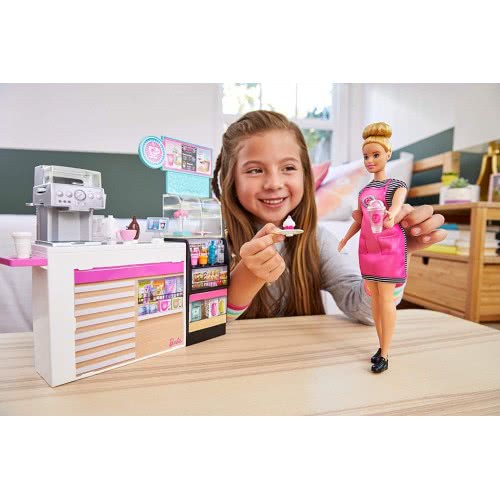 Mattel Barbie Coffee Shop Playset GMW03 887961862881