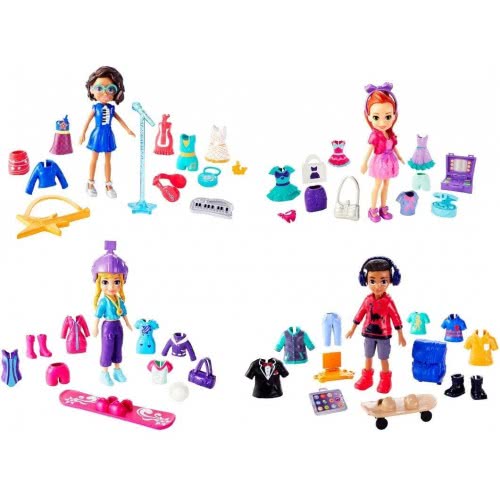 Mattel Polly Pocket Polly Και Φίλοι Με Ρούχα Και Αξεσουάρ Squad Style Super Pack GFR11 887961768015