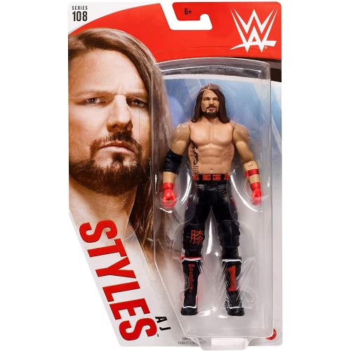 Mattel WWE AJ Styles Series 108 Deluxe Figures 17 Cm GDF62 / GKY81 887961834444