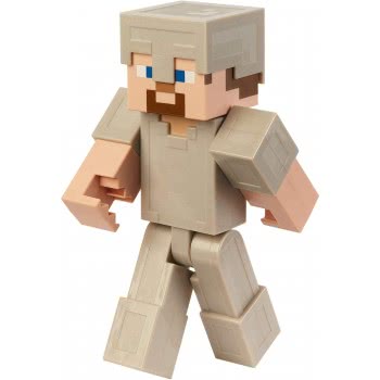 Mattel Minecraft Steve In Iron Armor Φιγούρα 30 Cm FLC70 / GGR04 887961785951