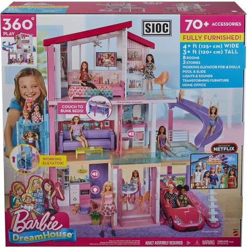 Mattel Barbie Dreamhouse Σπίτι Τριόροφο Νέο GNH53 887961870831