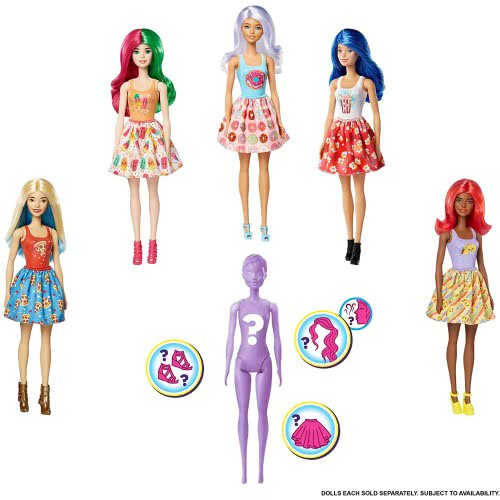 Mattel Barbie Colour Reveal Series 2 Foodie Themed GTP41 887961919493