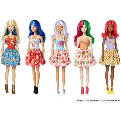 Mattel Barbie Color Reveal Wave 2 Foodie Themed Κούκλα Με 7 Εκπλήξεις GTP41 887961919493