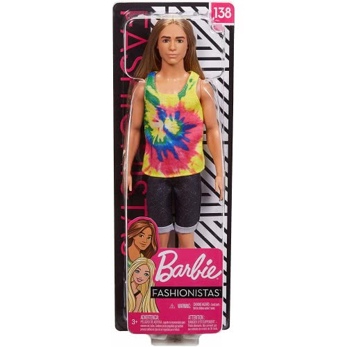 Mattel Barbie Ken Fashionistas Κούκλα Με Μακριά Ξανθά Μαλλιά 138 DWK44 / GHW66 887961804461