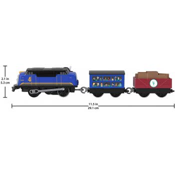 Mattel Thomas And Friends Trackmaster Gustavo Με 2 Βαγόνια BMK93 / GHK78 887961795646