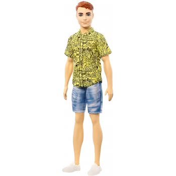 Mattel Barbie Ken Fashionistas Doll With Red Hair And Graphic Yellow Shirt 139 DWK44 / GHW67 887961804492