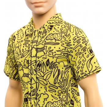 Mattel Barbie Ken Fashionistas Κούκλα Με Κίτρινη Μπλούζα Και Κόκκινα Μαλλιά 139 DWK44 / GHW67 887961804492