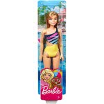 Mattel Barbie Beach Water Play Κούκλα Με Μωβ Και Κίτρινο Μαγιό DWJ99 / GHW41 887961804171