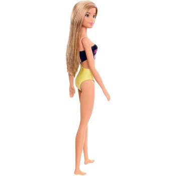 Mattel Barbie Beach Water Play Purple And Yellow Swimsuit DWJ99 / GHW41 887961804171