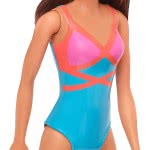 Mattel Barbie Beach Water Play Blue And Orange Swimsuit DWJ99 / GHW40 887961804195
