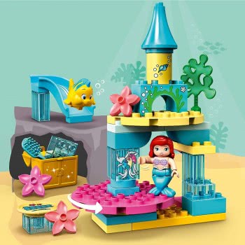 LEGO Duplo Disney Princess Ariel's Undersea Castle Toy With Ariel The Little Mermaid Doll 10922 5702016618129
