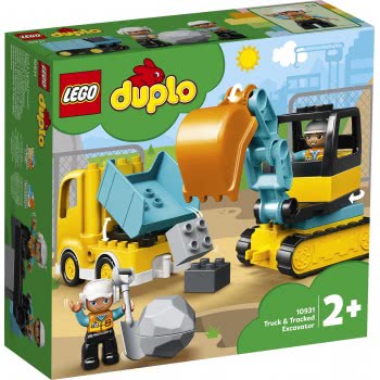 LEGO Duplo Truck And Tracked Excavator Construction Vehicle 10931 5702016618204