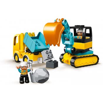 LEGO Duplo Truck And Tracked Excavator Construction Vehicle 10931 5702016618204