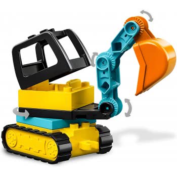 LEGO Duplo Truck And Tracked Excavator Construction Vehicle 10931 5702016618204