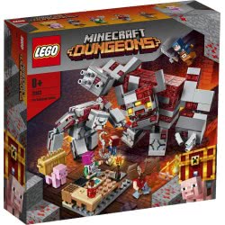 LEGO Minecraft The Redstone Battle Building Set With Golem And Monster Figures, Toys For Kids 8+ Years Old 21163 5702016618303