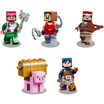 LEGO Minecraft The Redstone Battle Building Set With Golem And Monster Figures, Toys For Kids 8+ Years Old 21163 5702016618303