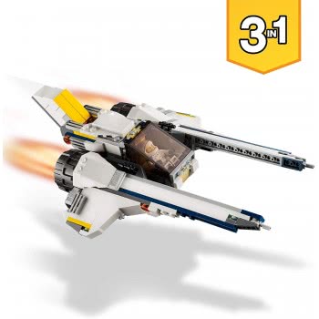 LEGO Creator 3In1 Space Rover Explorer, Base And Shuttle Flyer Building Set 31107 5702016616330