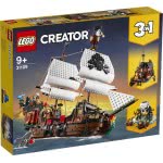 LEGO Creator 3In1 Pirate Ship, Inn And Skull Island Toy Set 31109 5702016616354